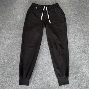 FIGS‎ Zamora Jogger Scrub Pants Womens XS/S 28x28 Black Nursing Medical Uniform